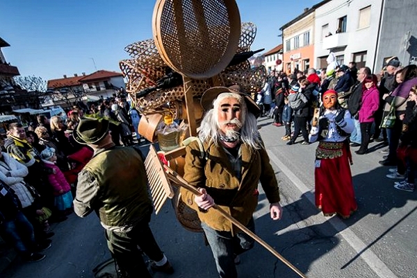 Pust is here carnival in Ilirska Bistrica